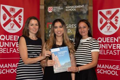 Kenza Elfati, Winner of best performance by an MSc International Business student in the 'International Business Strategy, Presented by Randox