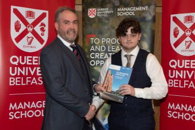 Cameron Daly, Winner of Shaw Memorial Prize, Top performing Level 2 student in Business Economics