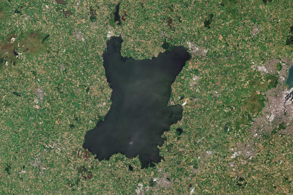 Lough Neagh from space