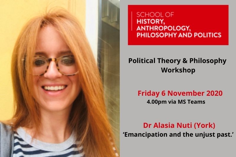 Political Theory and Philosophy 6 November 2020