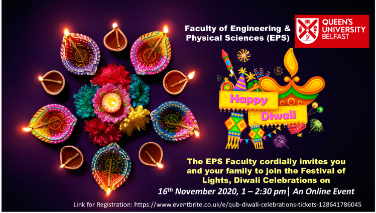 An image which provides information about the EPS Diwali event