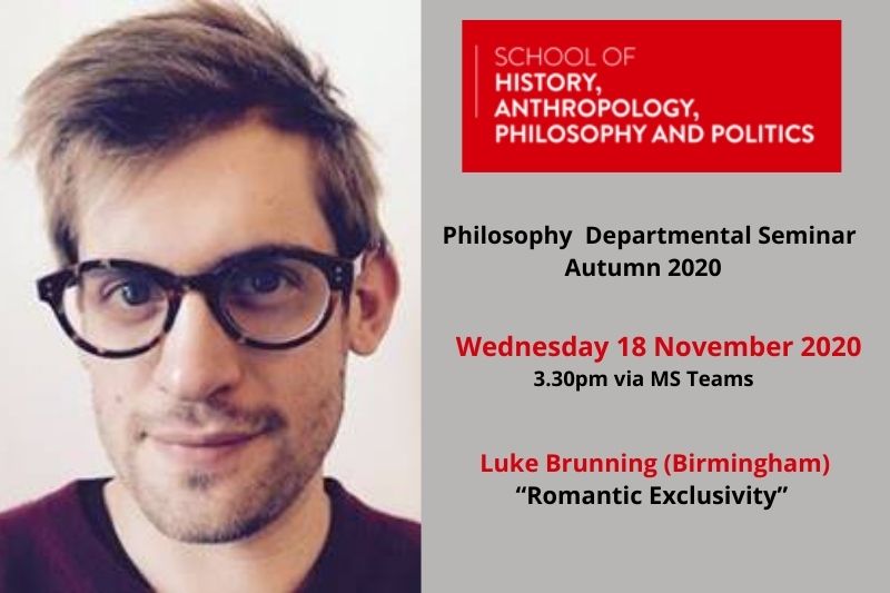 Philosophy Seminar 18 November 2020