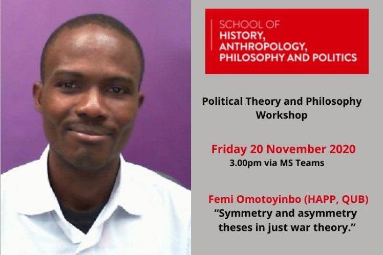 Political Theory and Philosophy 20 November 2020