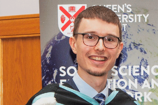 PHOTO: Andrew Patterson, BA Criminology, MRes Social Science Research