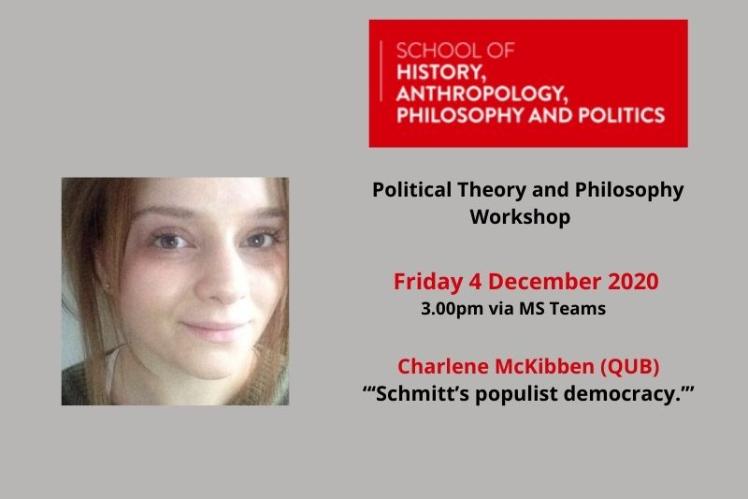 Political Theory and Philosophy 4 December 2020