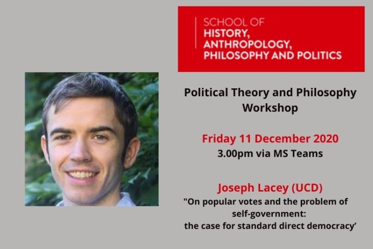 Political Theory and Philosophy 11 December 2020