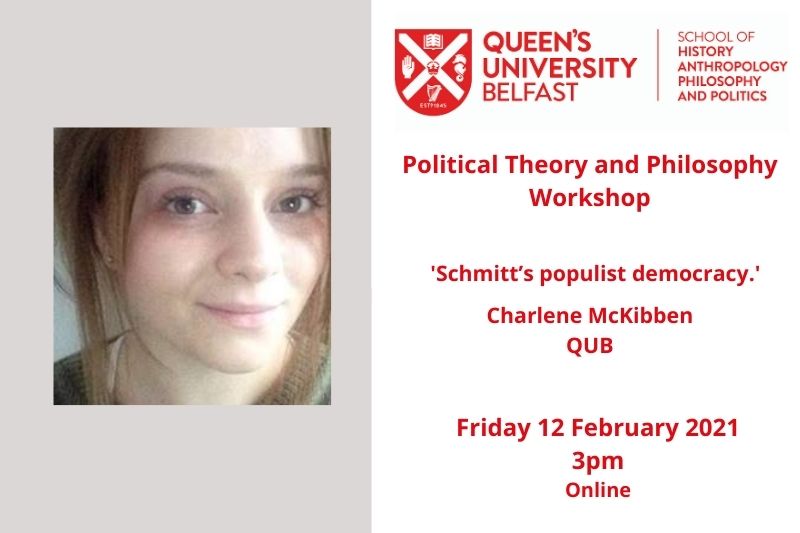 Political Theory and Philosophy Workshop 12 Feb 2021