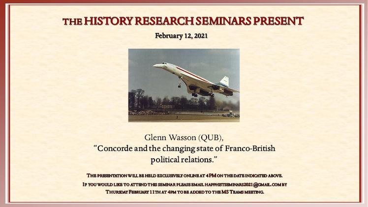 History Research Seminar 12 February 2021