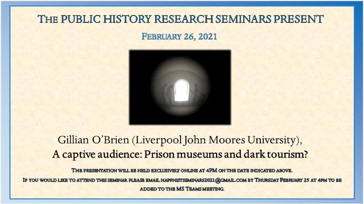History Research Seminar 26 February 2021