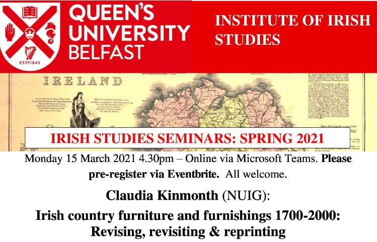 Irish Studies Seminar 15 Mar 2021