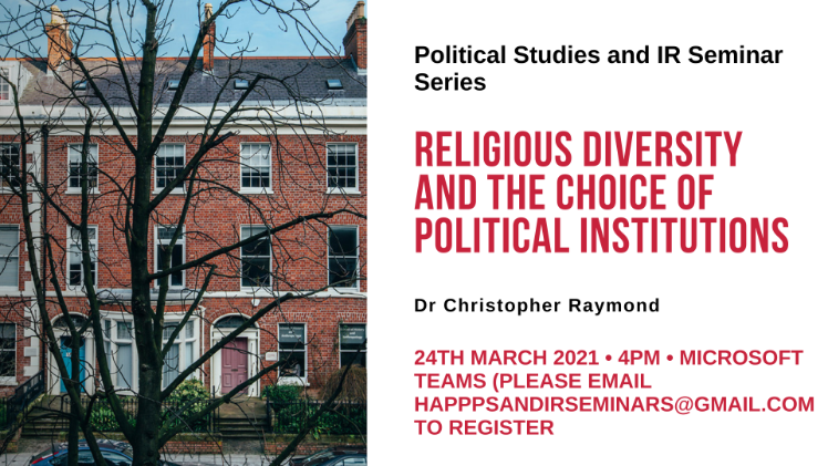 Political Studies and IR Seminar 24 March 2021