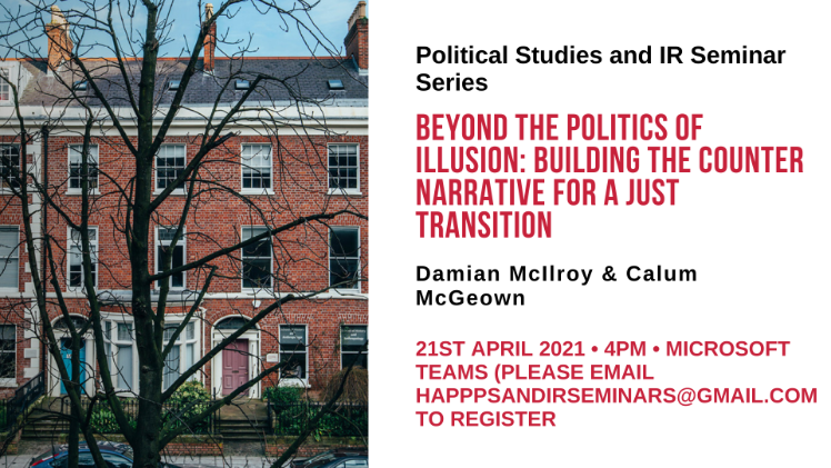 Political Studies and IR Seminar 21 April 2021