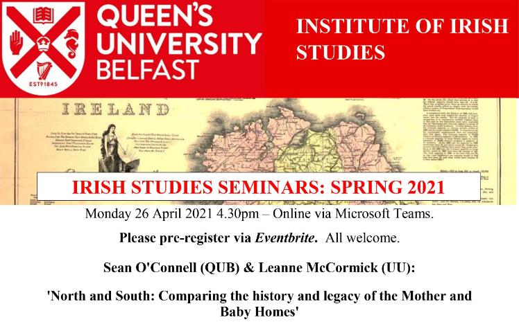Irish Studies Seminar 26 April 2021