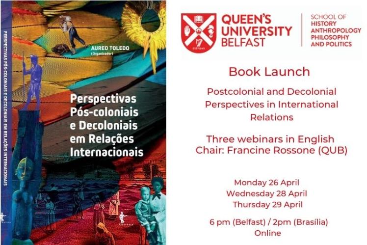 Book launch Francine Rossone 26 April 2021