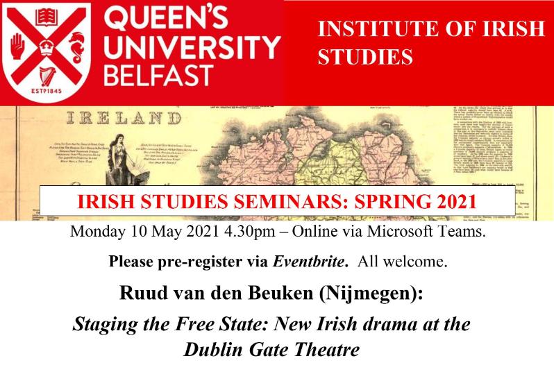 Irish Studies Seminar 10 May 2021