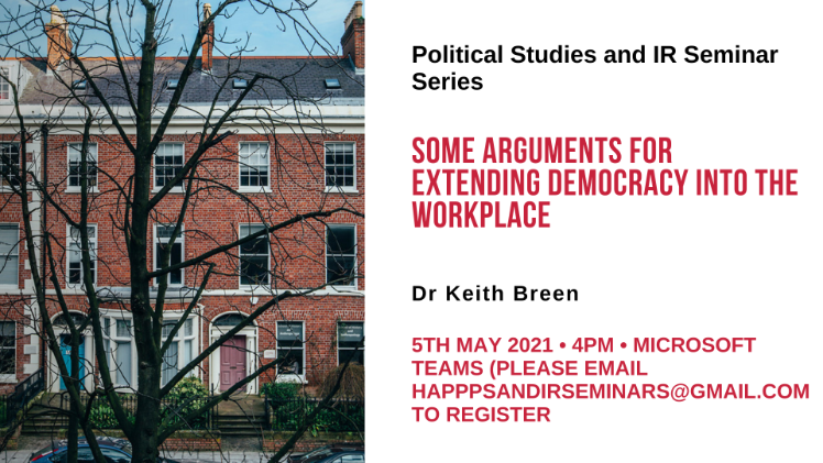 Political Studies and IR Seminar 5 May 2021