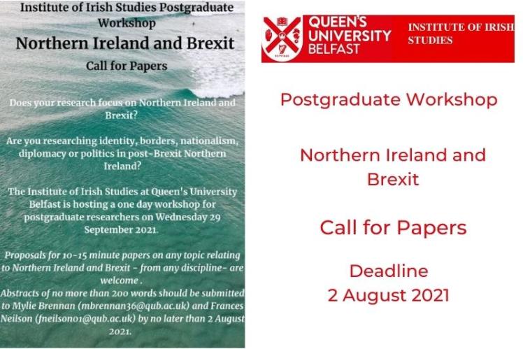 Institute of Irish Studies PG Call for Papers 2 August 2021