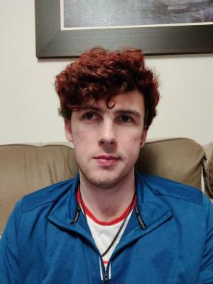 PhD student profile photo, male student headshot