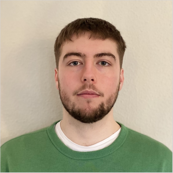 Passport photo =, headshot of male student