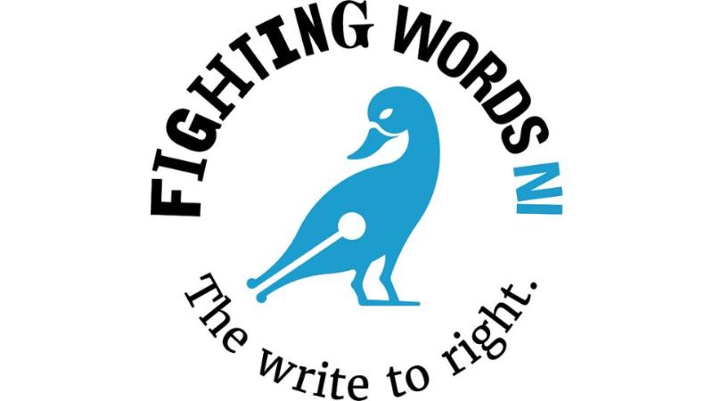 Fighting words logo