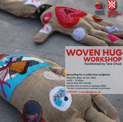 Poster for 'Woven Hug' workshop