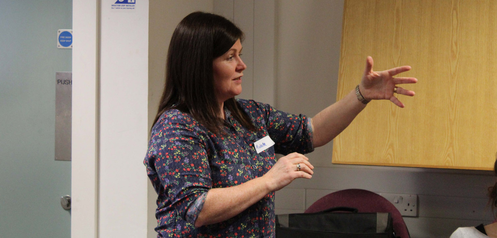 Dr. Michelle McCormack introduced The Drake Music Project Northern Ireland
