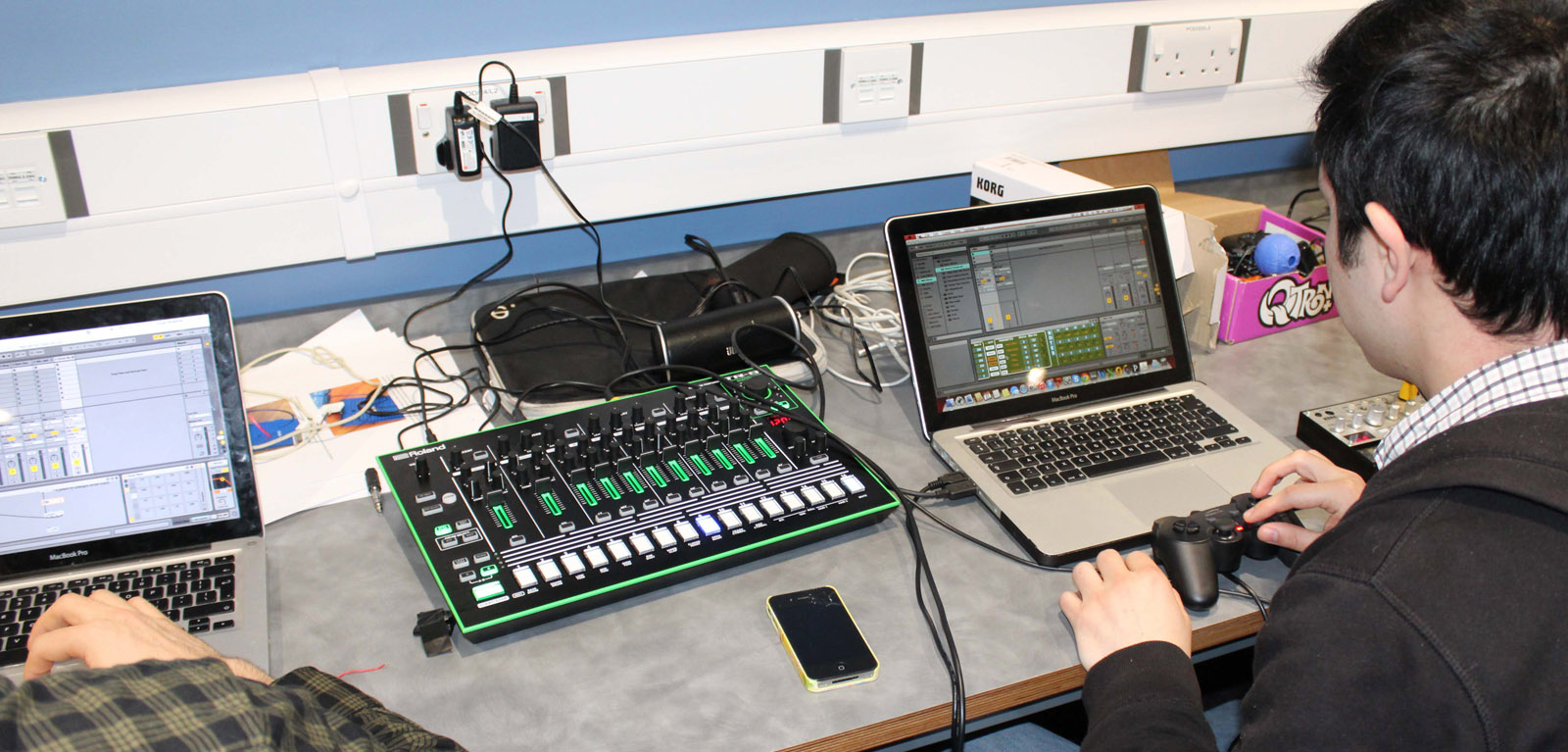 Starting to prototype some accessible musical interfaces