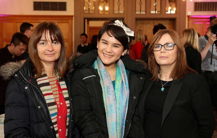 International Student Ambassador 2017 Rhea Lee with colleagues