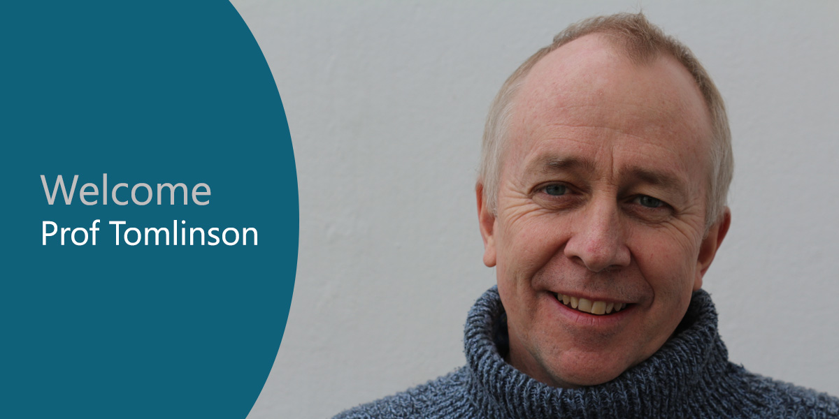 Welcome image for Prof Tomlinson