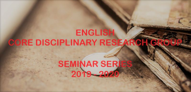 CDRG English Seminar Series 2019 -2010