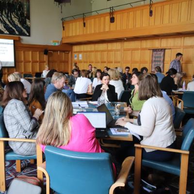 Delegates participating in Part 2 of the event: Workshop/round-table discussions