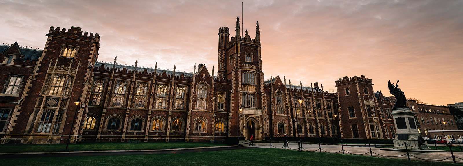 The Lanyon Building at dusk