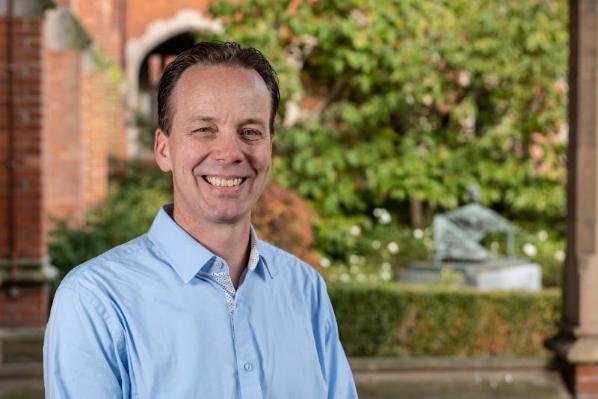 Photo of Kevin Vowles in Lanyon Quad