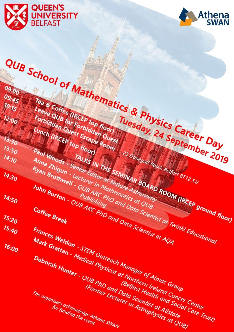 Maths and Physics Postdoc PhD Careers Day