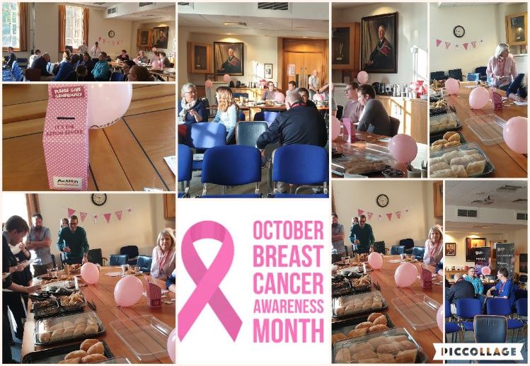Staff Breakfast event for Action Cancer  for Breast Cancer Awareness Month