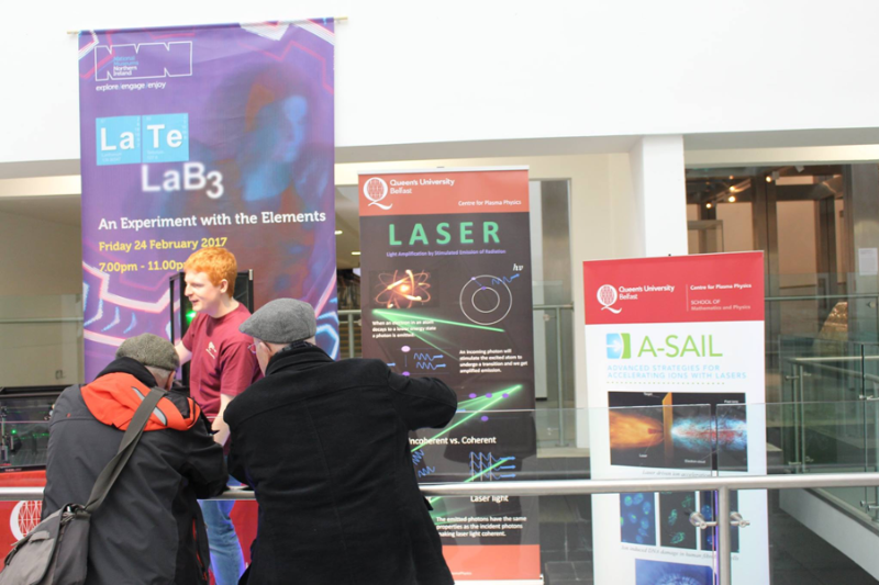 Laser Live Demonstrating Lasers in an Open Day 