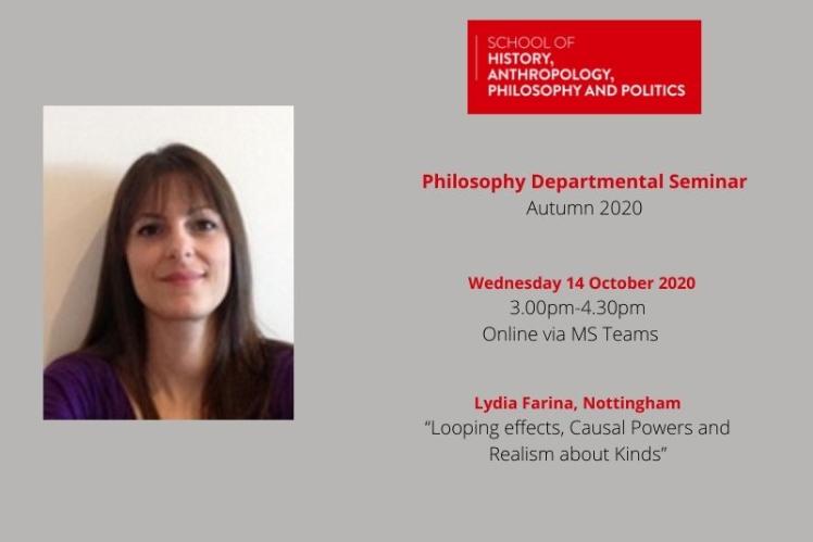 Philosophy Seminar 14 October 2020