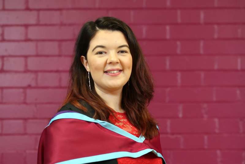 PHOTO: Erin Delaney, BA Social Policy & Sociology, MRes Social Science