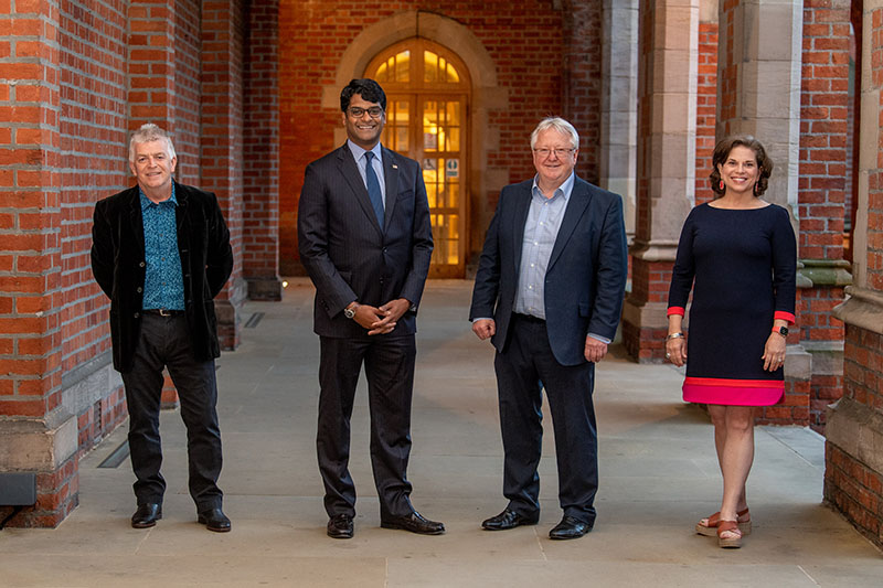 Belmont visit - Joe Duffy and US Consul