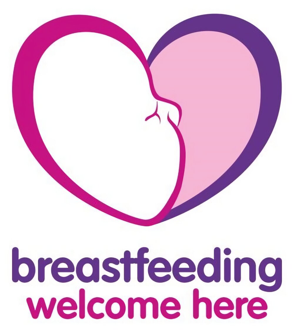 breastfeeding welcome here logo