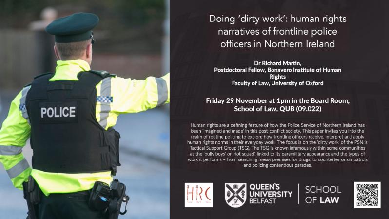 Policeman directing traffic