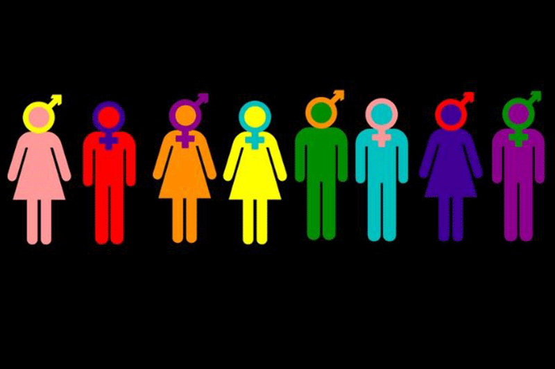 A group of gender diverse symbols