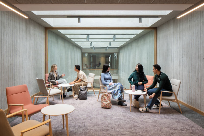 Riddel Hall seating area