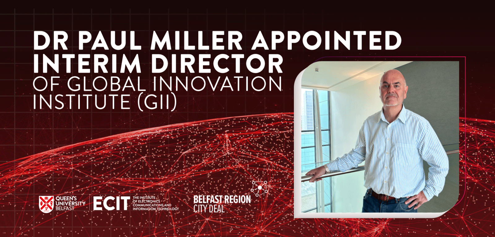Dr Paul Miller announced as Interim Director for GII