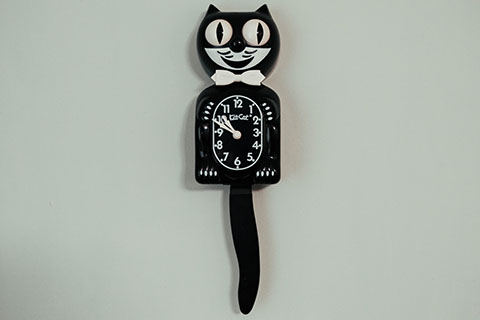 cat clock