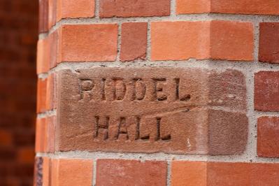 Riddel Hall gateway