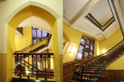 Riddel Hall internal staircase features