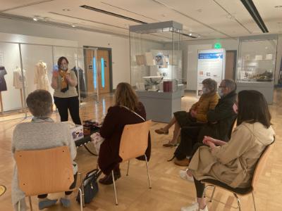 Object handling at the Mid Antrim Museum