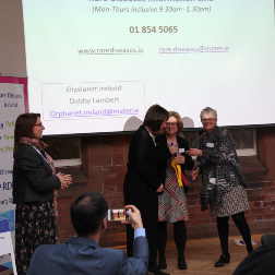 Rare disease day rosette prize giving