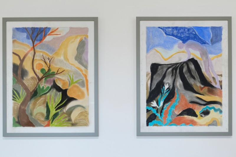 photograph by Simon Mills for the Blue Smoke exhibition at the Naughton Gallery